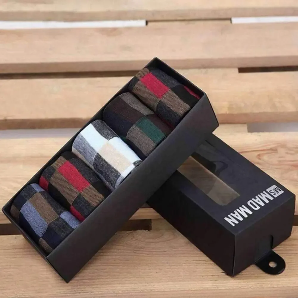 5-Pair Men's Socks - Keyboard | Men's Crew Socks | Men's Casual Socks
